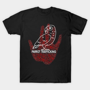 African Grey Timneh Parrot Stop Trafficking T-Shirt